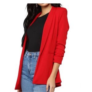 RACHEL ZOE Red Women’s Blazer, Small